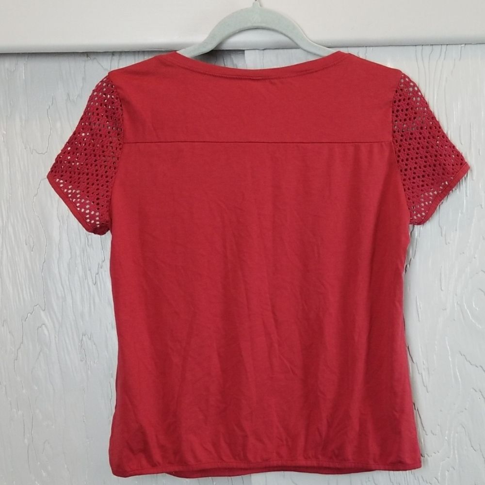 🖤5/$20🖤 RED TOP. short sleeve XL - Picture 3 of 4